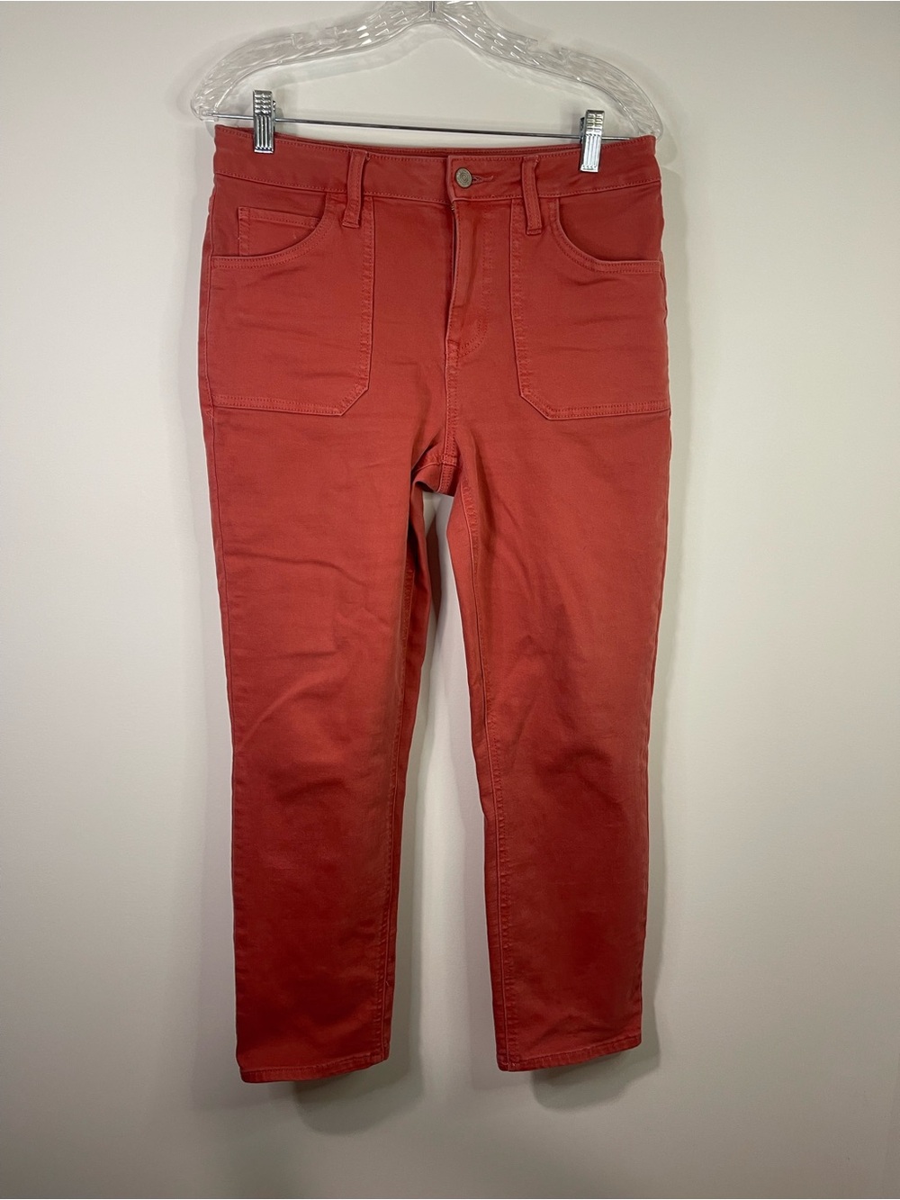 Maurices Coral Crop High-Rise slim straight ankle Jeans